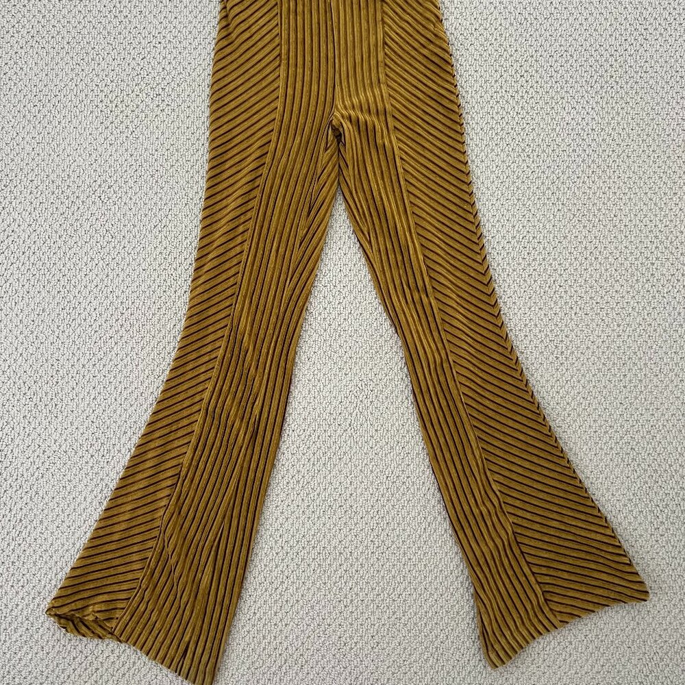 Free People Penny Pull-On Velvet Flare Pants